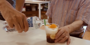 7月の調理レク🍉 フルーツポンチを作りました！